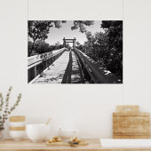 Zen Boardwalk Leinwand Poster (Küche)