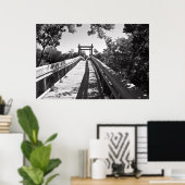 Zen Boardwalk Leinwand Poster (Heimbüro)