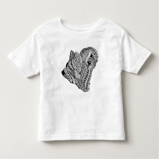 Zen Briard B/W Kleinkind-T-Shirt Kleinkind T-shirt