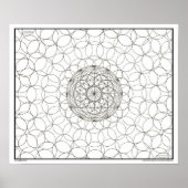 Zen Bubbleverse Coloring Poster (Vorne)