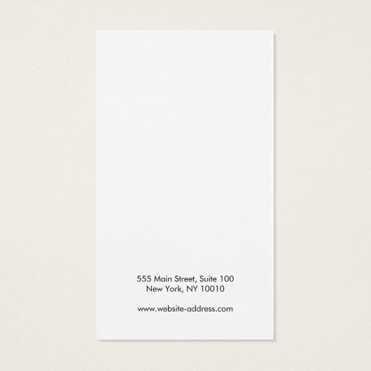 Zen Buddha Black Earring Display Card (Rückseite)