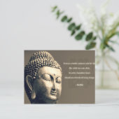 Zen Buddha Cherish Mutter Zitat Inspiration Postkarte (Stehend Vorderseite)