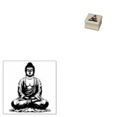 Zen Buddha Gummistempel (Stempel)