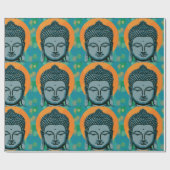 Zen Buddha Head Geschenkpapier (Flach)