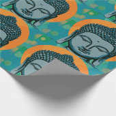 Zen Buddha Head Geschenkpapier (Ecke)