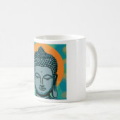 Zen Buddha Head Kaffeetasse (VorderseiteRechts)