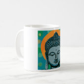 Zen Buddha Head Kaffeetasse (Vorderseite Links)