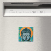 Zen Buddha Head Magnet (In Situ (Geschirrspüler))