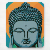 Zen Buddha Head Mousepad (Vorne)