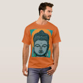 Zen Buddha Head T-Shirt (Vorne ganz)