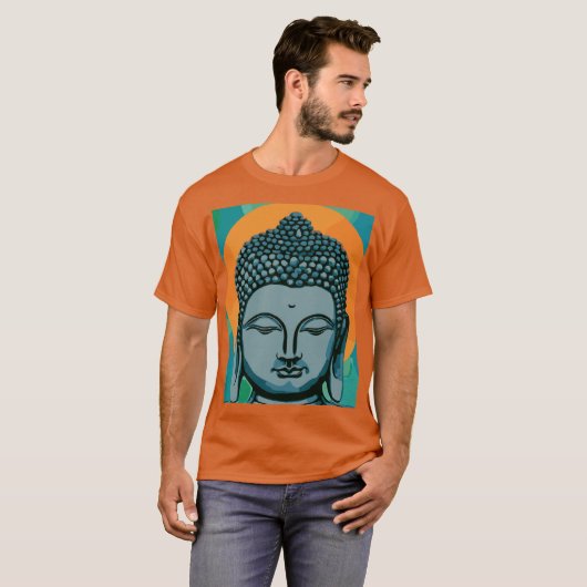 Zen Buddha Head T-Shirt (Vorne ganz)