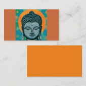 Zen Buddha Head Visitenkarte (Vorne/Hinten)