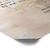 Zen Buddha Healing Spa Salon  Poster (Ecke)