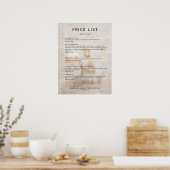 Zen Buddha Healing Spa Salon  Poster (Küche)