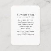 Zen Buddha Healing Spa Visitenkarte (Rückseite)