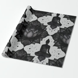 Zen Buddha Lotus Wrapping Paper Geschenkpapier