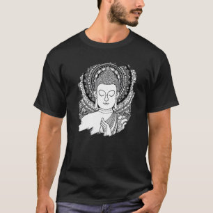 Zen Buddha Mandala Spirituelle Meditation im asiat T-Shirt