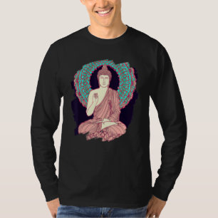 Zen-Buddha-Mandala Spiritueller asiatischer Stil M T-Shirt