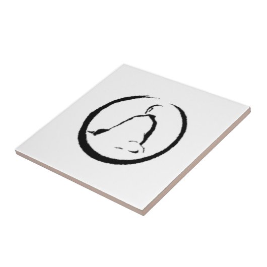 Zen Buddha Meditation Keramik Tile Fliese (Seite)