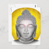 Zen Buddha Postkarte (Vorne/Hinten)