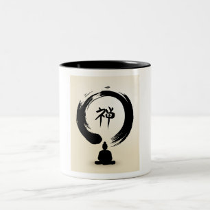 Zen-Buddha-Tasse Zweifarbige Tasse