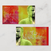 Zen Buddha Visitenkarte, urbanisiert Visitenkarte (Vorne/Hinten)