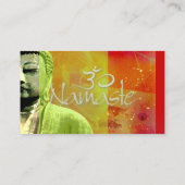 Zen Buddha Visitenkarte, urbanisiert Visitenkarte (Rückseite)