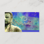 Zen Buddha Visitenkarte, urbanisiert Visitenkarte (Rückseite)