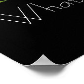 Zen Buddha, was wir denken, wir werden Poster (Ecke)