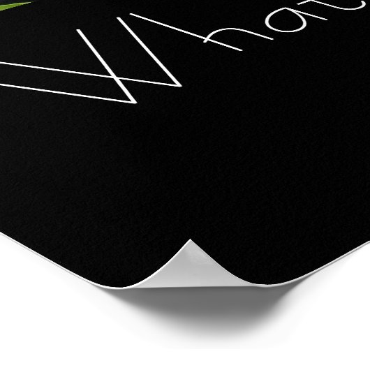 Zen Buddha, was wir denken, wir werden Poster (Ecke)