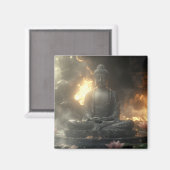 ZEN - BUDDHISM - MEDITATION MAGNET (Vorderseite/Rückseite)