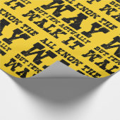 Zen Buddhism Spaghetti Western Style Geschenkpapier (Ecke)