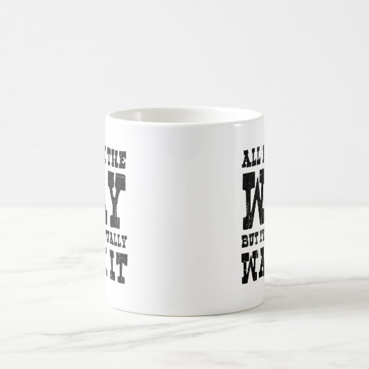 Zen Buddhism Spaghetti Western Style Kaffeetasse (Mittel)