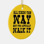 Zen Buddhism Spaghetti Western Style Keramik Ornament (Rechts)