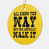 Zen Buddhism Spaghetti Western Style Keramik Ornament (Links)