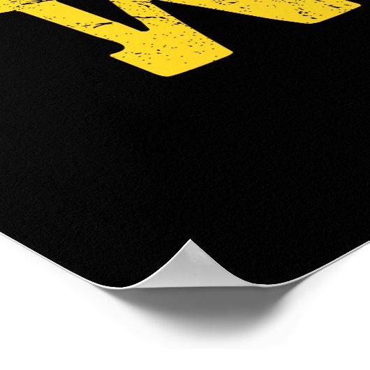 Zen Buddhism Spaghetti Western Style Poster (Ecke)