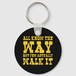 Zen Buddhism Spaghetti Western Style Schlüsselanhä Schlüsselanhänger