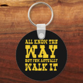 Zen Buddhism Spaghetti Western Style Schlüsselanhä Schlüsselanhänger (Vorderseite)