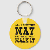 Zen Buddhism Spaghetti Western Style Schlüsselanhänger (Vorderseite)