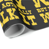 Zen Buddhism Spaghetti Western Style Wrapping Papp Geschenkpapier (Rolleneckpunkt)