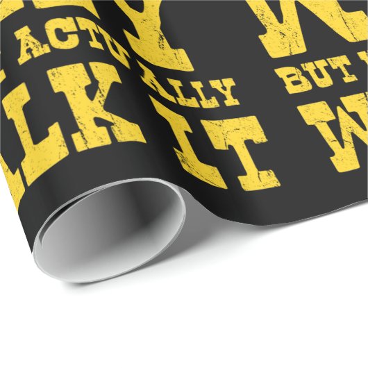 Zen Buddhism Spaghetti Western Style Wrapping Papp Geschenkpapier (Rolleneckpunkt)