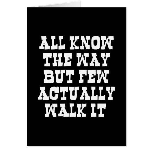 Zen Buddhism Western Style Grußkarte (Vorne)