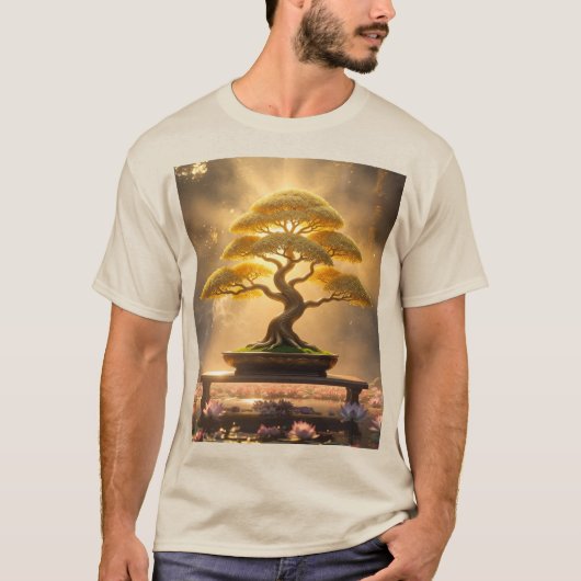 ZEN-BUDDHISMUS - BONSAI-BAUM - T-Shirt (Vorderseite)