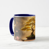 ZEN-BUDDHISMUS - BONSAI-BAUM - TASSE (Vorderseite Links)