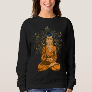 Zen-Buddhismus Lotosblume Spirituell Buddhist Budd Sweatshirt