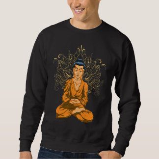 Zen-Buddhismus Lotosblume Spirituell Buddhist Budd Sweatshirt