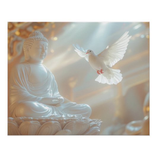 ZEN - BUDDHISMUS - MEDITATION POSTER (Vorderseite)
