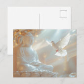 ZEN - BUDDHISMUS - MEDITATION POSTKARTE (Vorne/Hinten)