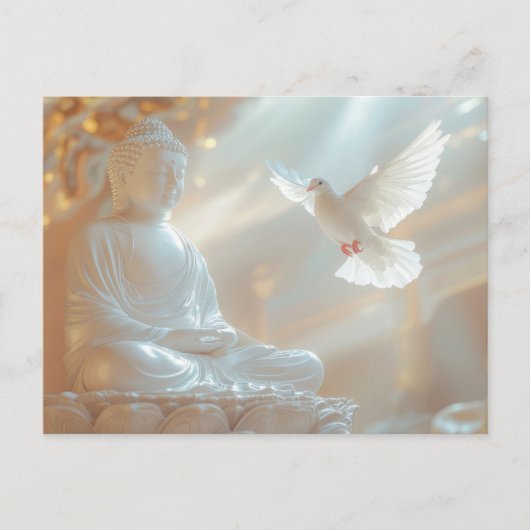 ZEN - BUDDHISMUS - MEDITATION POSTKARTE (Vorderseite)