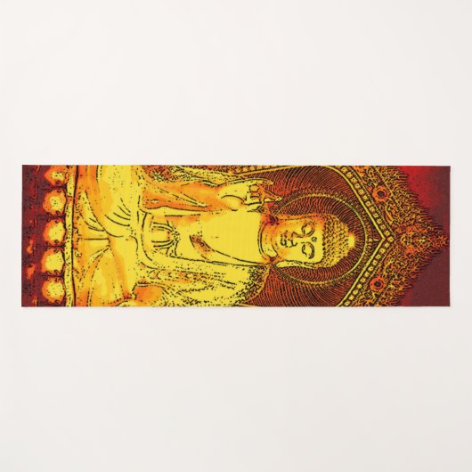 Zen-Buddhismus Yogamatte (Vorderseite (Horizontal))